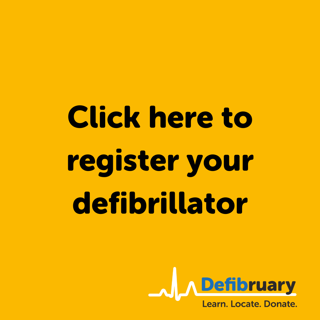 Click here to register your defibrillator